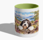 Preview: Sommer in den Highlands - Bearded Collie Tasse No. 2